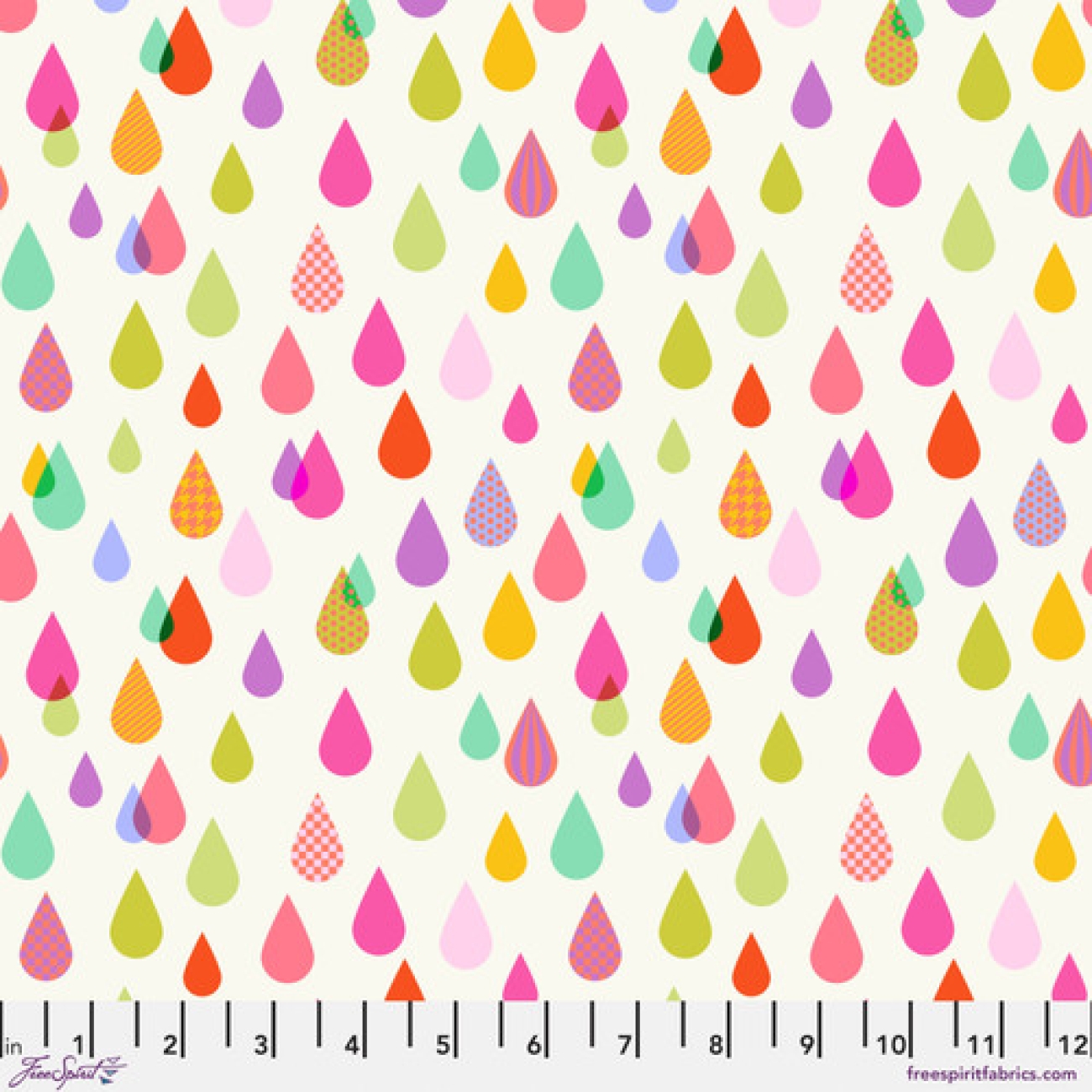 Tula Pink - Untamed - Rainfall - Lunar